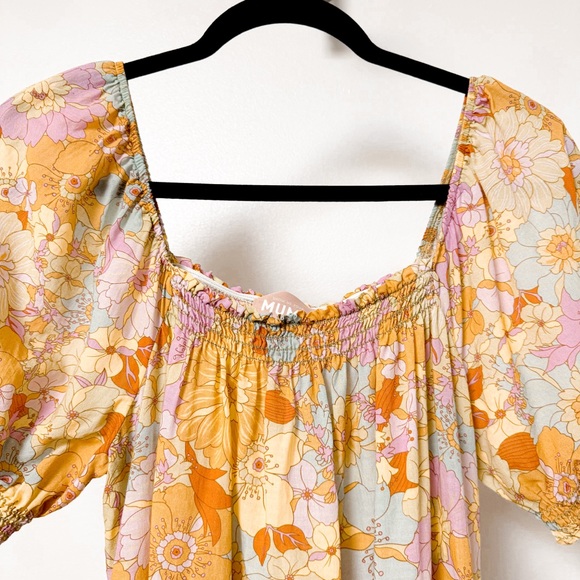 Show Me Your Mumu Annalynne Vacation Mini Dress in Groovy Blooms Small‎ - Picture 6 of 12